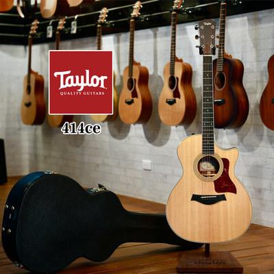 小叮噹的店 - Taylor 414ce X-class 電木吉他 木吉他 民謠吉他 拾音器ES-2 附原廠琴盒