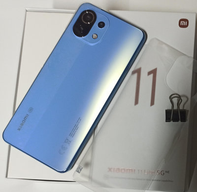 台灣版原廠盒裝 小米 11 Lite 5G NE《8+128》藍色 最輕巧輕量手機