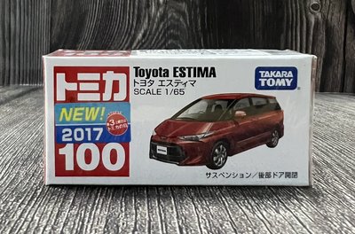 《HT》新車貼TOMICA 多美小汽車 NO100 豐田ESTIMA 879657