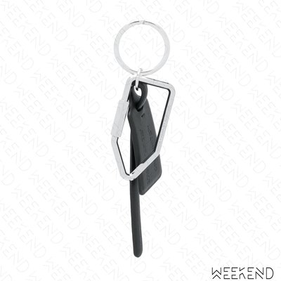 【WEEKEND】 OFF WHITE Zip Tie 工業 束帶 鑰匙圈 黑色
