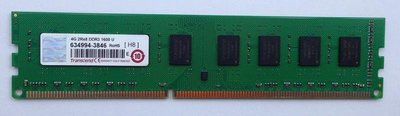 【冠丞3C】創見 TRANSCEND DDR3 1600 4G 記憶體 RAM 桌上型 RAM-060