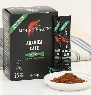 德國 Mount Hagen 25入低咖啡因 即溶咖啡 空運輸入 ✈️鑫業貿易