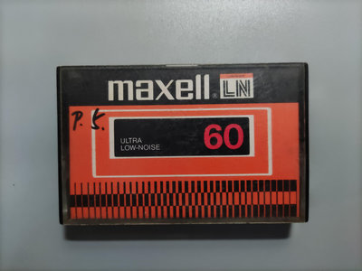 錄音帶/卡帶/IC191/ 80年代 空白錄音帶/maxell/LN60 /非CD非黑膠