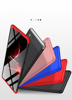 GMO特價出清Samsung 三星A71 4G SM-A715 紅黑紅GKK360度3段全包殼手機殼套保護殼