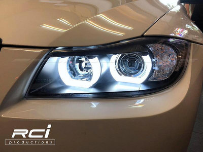 RCI HID LED專賣店 SONAR BMW E90 E91 LED光圈 335 320 魚眼大燈 台灣製