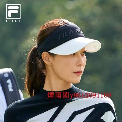特賣-新品FILA GOLF 斐樂高爾夫系列女士空頂帽年新款運動遮陽球帽