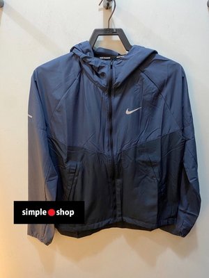 【Simple Shop】NIKE RUN 跑步 運動外套 防風 輕薄 反光 訓練外套 藍色 男款 DD4747-437