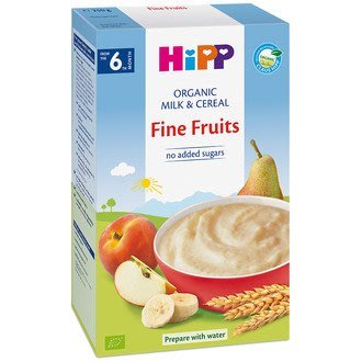 Hipp喜寶寶寶水果牛奶穀糊/任選2盒贈軟質湯匙