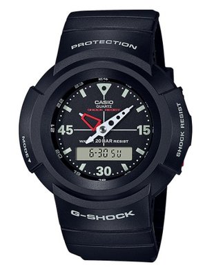 【天龜 】CASIO G-SHOCK 簡約時尚 復刻再現 AW-500E-1E