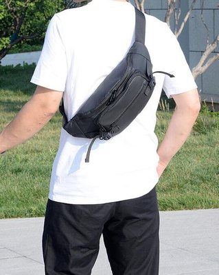 FINDSENSE X 韓國 男款 流行時尚 帆布小腰包 手機包 單肩包 側背包 運動包