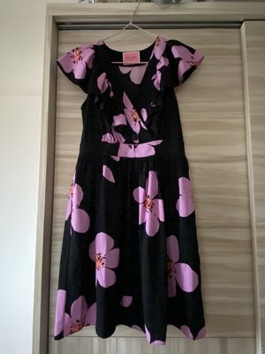 Kate Spade 紫羅蘭花洋裝～好美😍