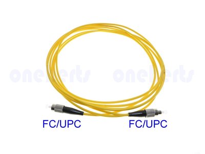 現貨供應 FC FC UPC單模單芯光纖跳線3米 3.0mm 9/125 光纖轉接 電信級 可客製 電腦通信 光纖上網