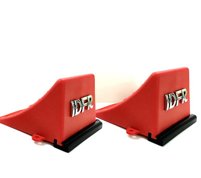 🐾車輪擋2入 停車斜坡止滑 IDFR大款紅色 175x150x110mm 500g 台灣現貨