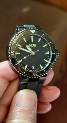 真品 Oris Aquis 300米  潛水自動錶