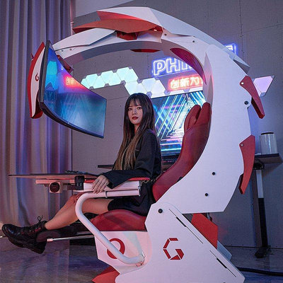 【精選好物】英格瑞瑪新款G1人體工學電腦椅座艙一體式電競桌子游戲太空艙躺著
