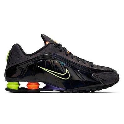 R’代購 Nike Shox R4 OG Black Neon 彈簧鞋 BB4 綠橘紫 黑亮皮 變色龍 CI1955-074 男女段
