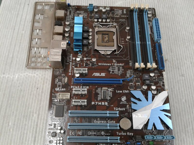 【 創憶電腦 】ASUS 華碩 P7H55 DDR3 1156 主機板 附當板 直購價500元