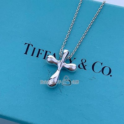 【敗金女的二手名牌】Tiffany &amp; Co. 經典十字架925純銀項鍊