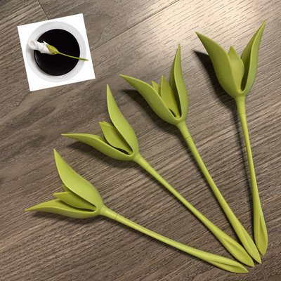 【CHENset】4入 Bloom Napkin Holders 樹葉花紙巾捲 紙巾收納 餐巾紙裝飾 西餐 餐桌裝飾