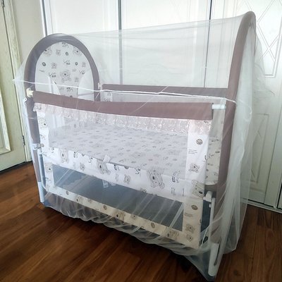 嬰兒床蚊帳全罩式通用便攜兒童床防蚊罩加密
