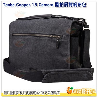 Tenba Cooper 15 酷拍肩背帆布包 637-404 灰 公司貨 15吋筆電 相機包 側背包