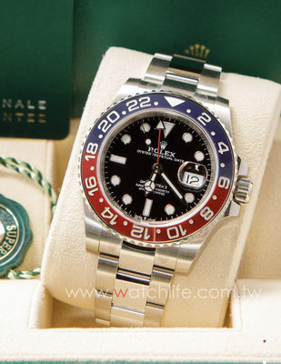 玩錶人Rolex GMT 126710 BLRO 藍紅圈 新款三版百事/優惠唯一一支2023全新錶/40mm/3235機芯/動力儲備約70小時