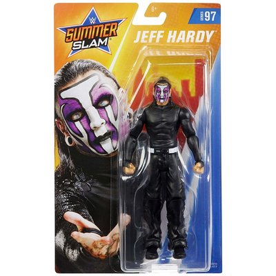 [美國瘋潮]正版WWE Jeff Hardy Series #97 Figure 戰鬥臉譜Hardys經典款人偶公仔預購