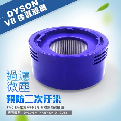 適用Dyson 吸塵器 V7 V8 SV10 SV11 吸塵器配件 HEPA後置濾網 後置海帕濾芯