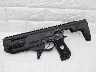 [01] iGUN 貝瑞塔 M9A1 手槍 CO2槍 連發版+ 衝鋒套件 (GBB衝鋒槍BB槍M92M9玩具槍空氣槍