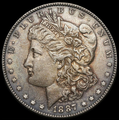 美國經典銀幣系列  美國1887年摩根銀