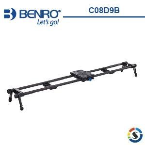 百諾 BENRO C08D9B MoveOver 碳纖維滑軌(軸寬100mm-中心距)適合200mm焦距內鏡頭 公司貨