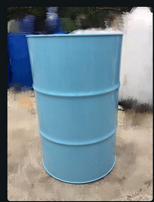 賣中古50加崙鐵桶（工業風、擺飾、200公升桶、烤漆鐵桶 ）