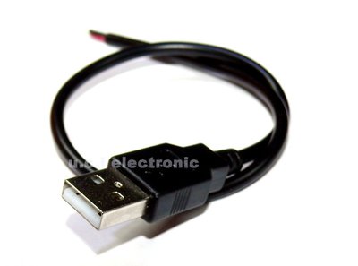【UCI電子】(D) 優質USB數據線 單頭 單公頭 兩芯充電加粗  4芯傳輸  全銅 usb2.0