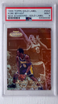 1999-00 Topps Gold Label New Standard #NS4 Kobe Bryant PSA9