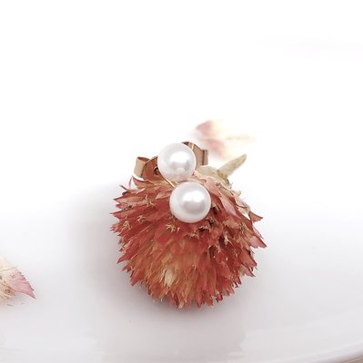 艾麗珠寶-AKOYA日本珍珠耳環-14K金針式台座（4.3～5.0mm）