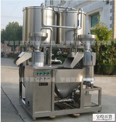 《宇煌》150大型不鏽鋼商用豆漿磨漿機獨家定制高效老豆腐生產設備_Y049A