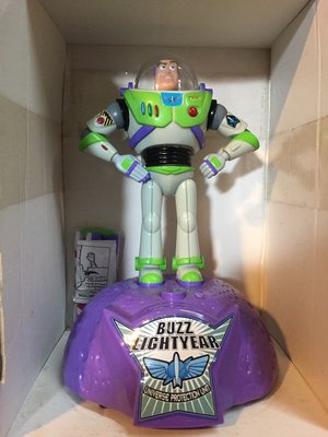 (I LOVE 樂多) DISNEY TOY STORY BUZZ 迪士尼 早期老品 巴斯有聲動作效果 造型存錢筒