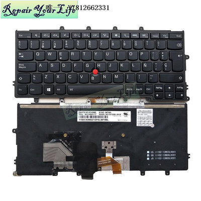 電腦零件適用 聯想X230S X250 X240S X260S X240 X270 X260背光鍵盤黑框SP筆電配件