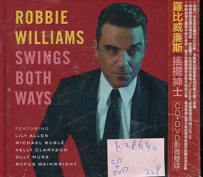 *真音樂* ROBBIE WILLIAMS / SWINGS BOTH WAYS CD+DVD 全新 K28640