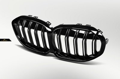 【政銓企業有限公司】BMW F40 全車系 適用 高品質 雙線 鋼琴烤漆 全亮黑 鼻頭  水箱罩 現貨