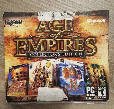 帝國時代收藏版（PC）限量版3碟裝，套裝 英文版