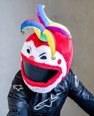 【丹】Moto Loot Helmet Cover 安全帽套 芝麻街 七彩小丑