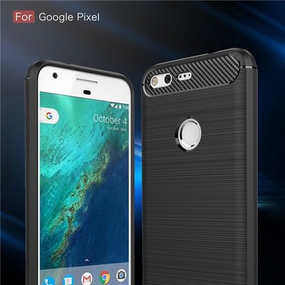 Google谷歌Pixel碳纖維拉絲手機殼5XL 5保護殼4a 4XL 4保護套3AXL超薄軟殼3A手機套3XL 3