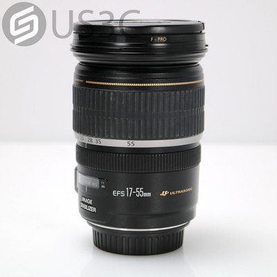 【US3C-桃園春日店】【一元起標】Canon EF-S 17-55mm F2.8 IS USM 標準變焦鏡頭 恒定光圈 二手鏡頭