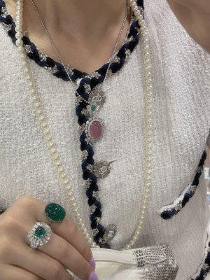 巴黎珠寶💎新品☁️經典8mm施華洛珍珠項鏈毛衣鏈（非真珠）