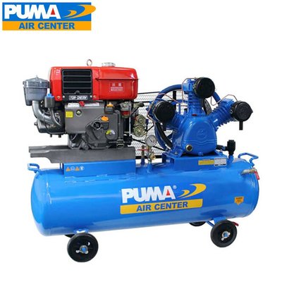 [達利商城]台灣 PUMA 巨霸 GUK5160D 柴油空壓機 引擎空壓機三缸 戶外專業級 電動啟動 8HP/155L