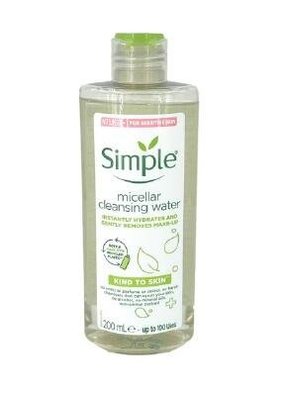 Simple 卸妝水 ／清潔水 Micellar Cleasing water 200ml 英國進口