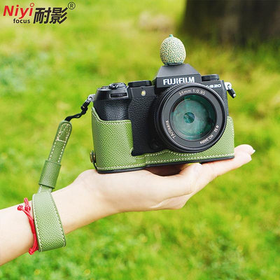 耐影 相機包 適用于富士XS20微單相機皮套底座真皮/仿皮X-S20肩帶卡包保護套配件手腕帶送鋼化膜