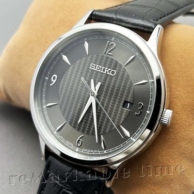 【SEIKO】經典紳士時尚男錶款黑面SGEH85/SGEH85P1