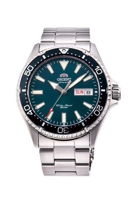 [時間達人]可議ORIENT東方錶 水鬼錶 綠水鬼 系列200m 潛水錶 鋼帶款 綠色 RA-AA0004E